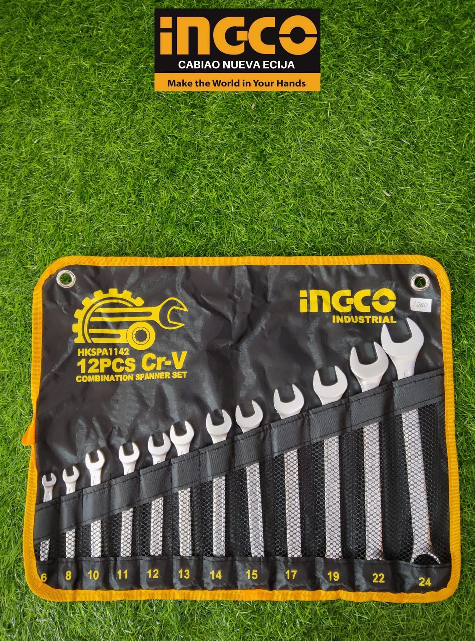 BỘ 12 CỜ LÊ VÒNG MIỆNG 6-24MM/6-32MM INGCO - HÀNG CHÍNH HÃNG