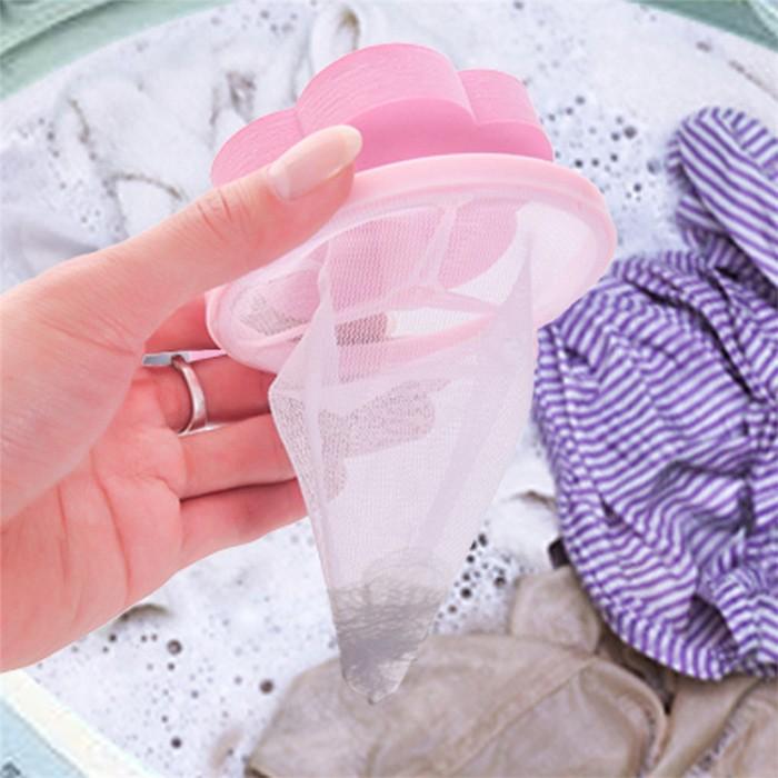 Combo 3 Phao Lọc Cặn Bẩn Lông, Tóc, Bông Trong Máy Giặt - Hàng Chất Lượng