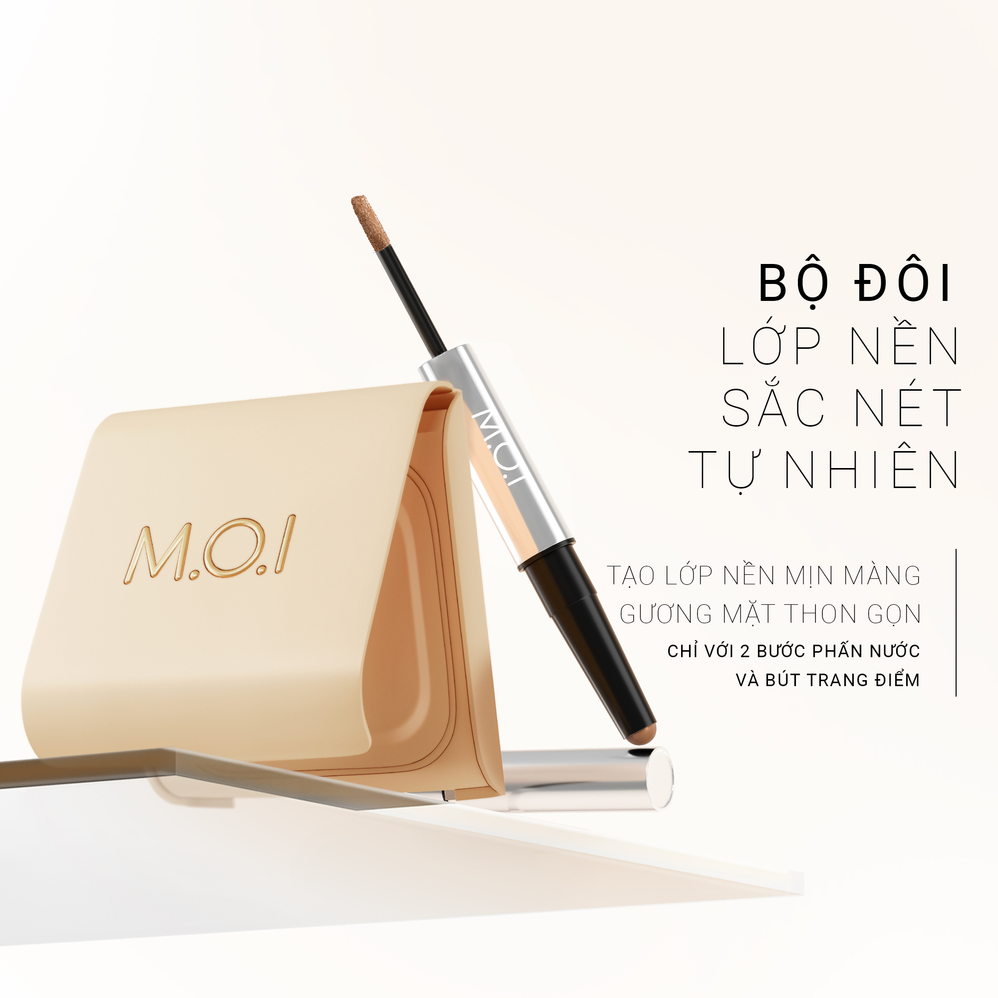 Bút trang điểm 2 đầu M.O.I Perfect Dual