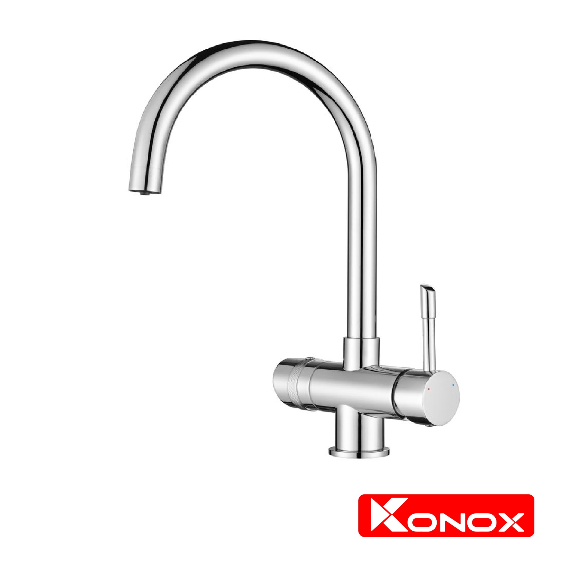 Vòi rửa bát kết hợp Konox, Model RO Trim-Water, Inox 304AISI tiêu chuẩn châu Âu, Hàng chính hãng