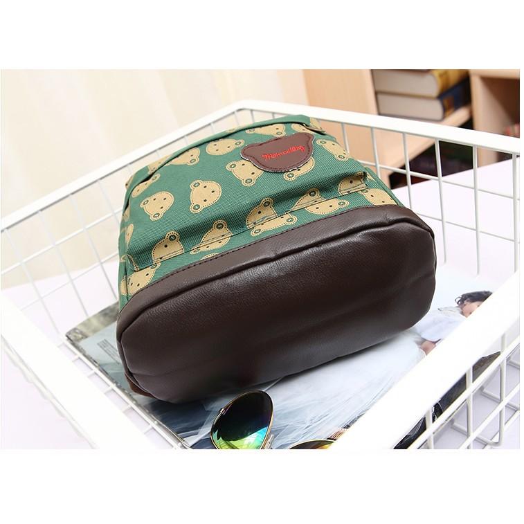 Ba lô hình gấu mẫu ba màu BLN16