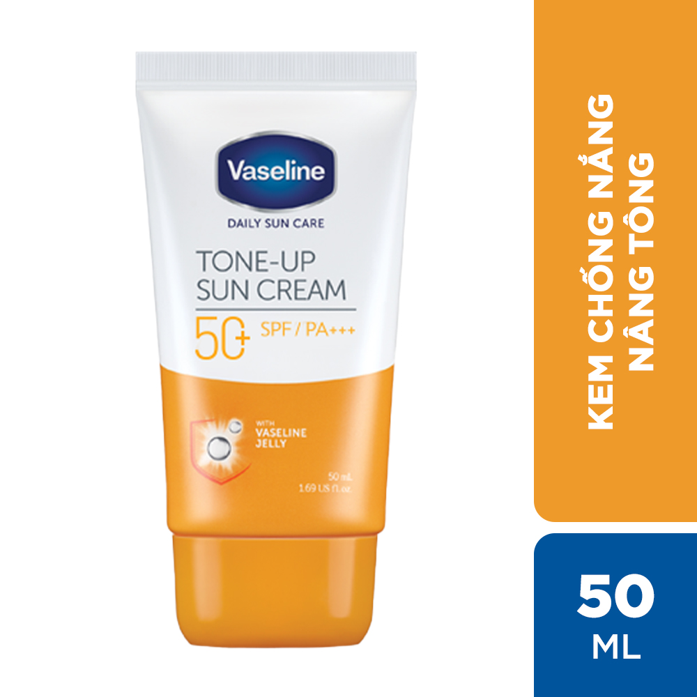 Kem chống nắng nâng tông da Vaseline Tone - Up Sun Cream SPF 50+ PA+++ 50ml