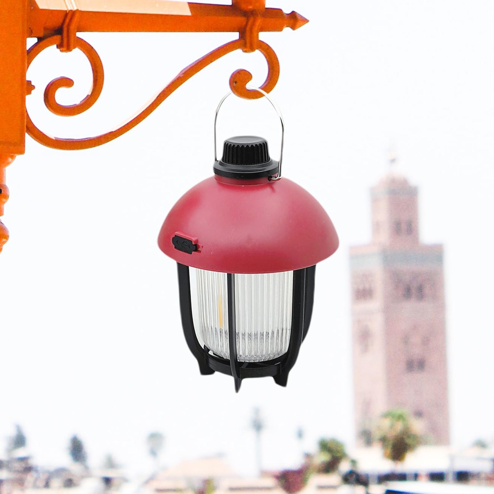 Camping Lantern Dimmable Hanging Lights Rechargeable for Garage Porch Hiking