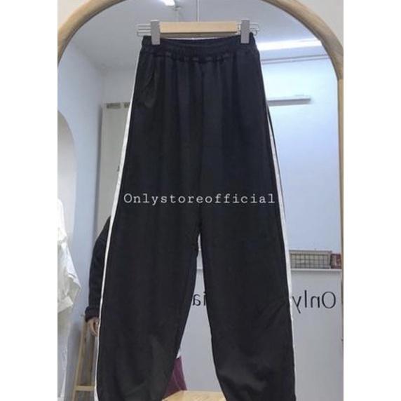Áo khoác bomber nỉ bông và quần 3 sọc có dây rút gấu