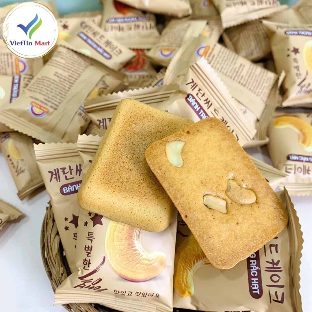 Bánh Quy Hạt Điều Mix Hạnh Nhân Hàn Quốc