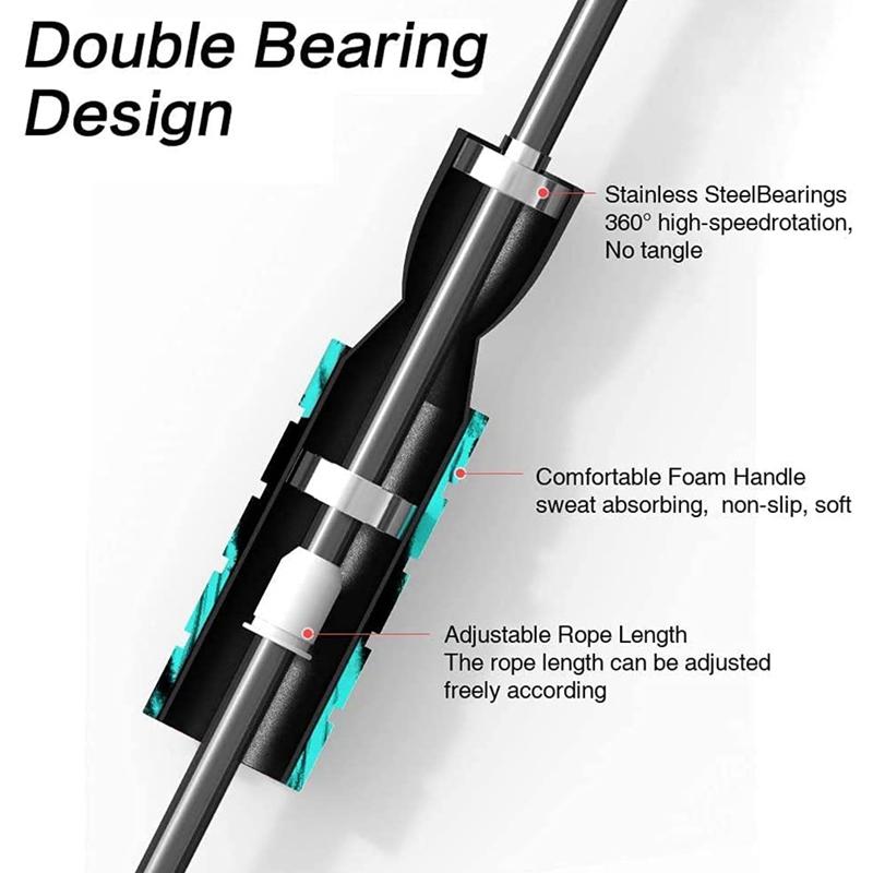 Mới-Không Dây Dây Nhảy Cho Thể Dục, Trong Nhà Tập Thể Dục Dây Nhảy, không Bị Rối Ropeless Dây Nhảy Thể Thao Dành Cho Huấn Luyện