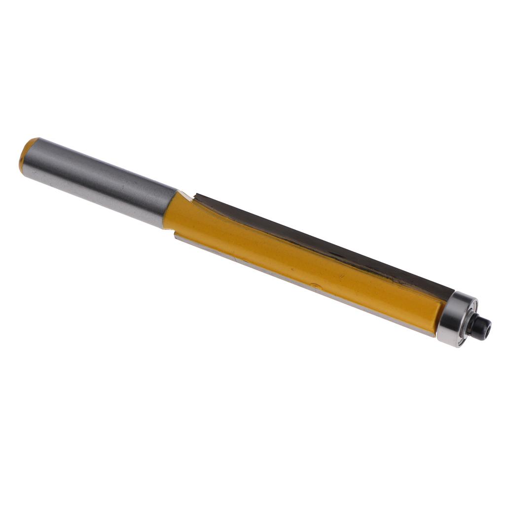 2PCS 8mm Extra Long Straight Router Bit Woodworking Tools
