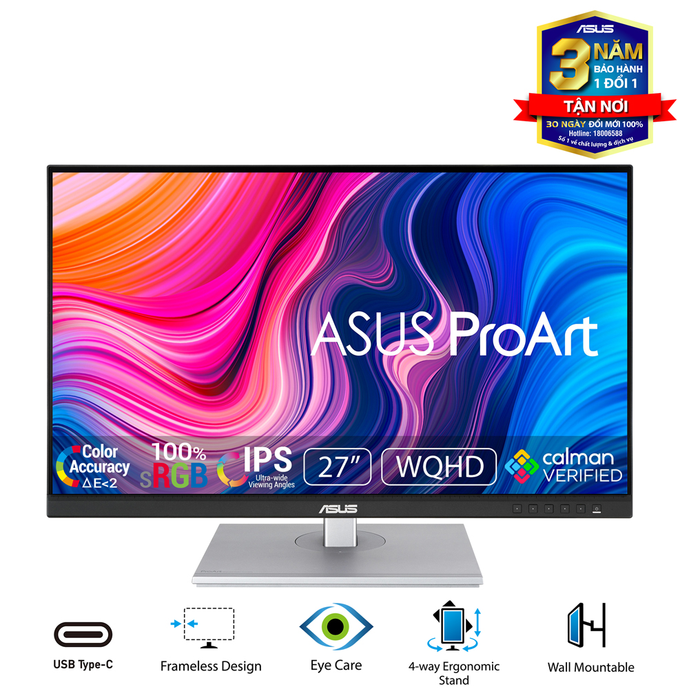 Màn Hình Thiết Kế Đồ Họa Chuyên Nghiệp ASUS ProArt PA278CV