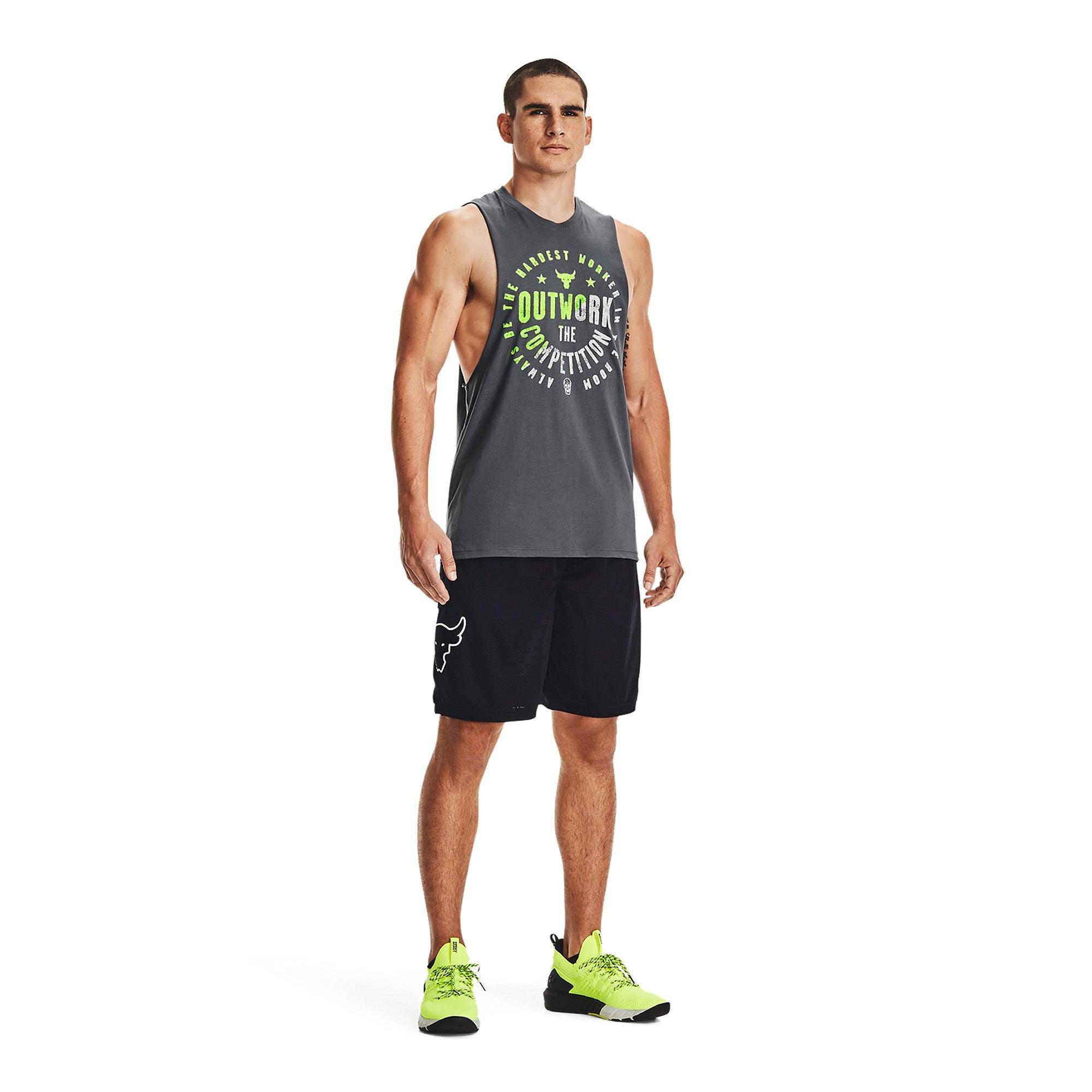 Áo ba lỗ thể thao nam Under Armour Graphic Project Rock Outwork - 1363556-012