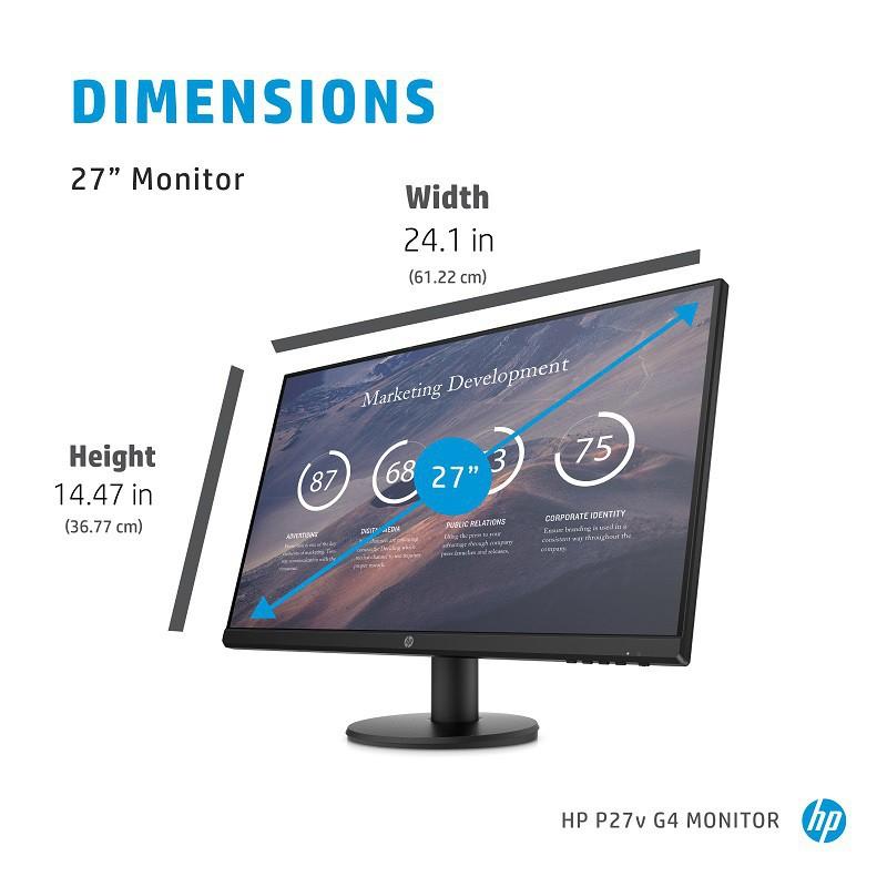 Màn hình HP P27v G4 9TT20AA 27 inch FHD | IPS |5ms |VGA,HDMI | - Hàng Chính Hãng