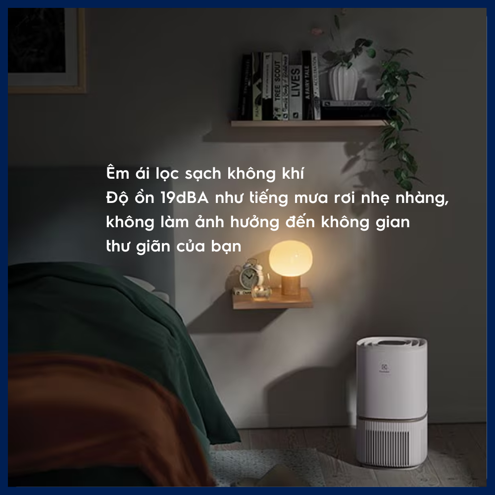 [MỚI 2024] Máy lọc không khí Electrolux EP53-46UGA - phòng 52m² - Bộ lọc 5 lớp diệt 99.99% vi khuẩn &amp; bụi mịn, lọc sạch không khí chỉ trong 15 phút - Hàng chính hãng