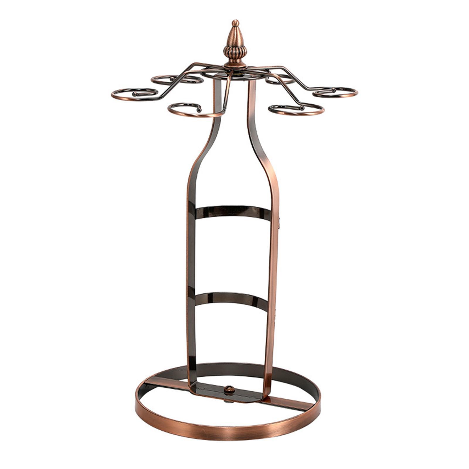 2 in 1 Rack Iron Freestanding Bottle Stand Wedding Banquet
