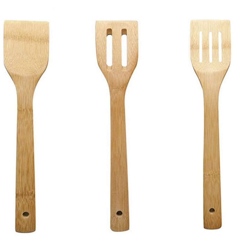 Thìa Gỗ Cho Nấu Ăn 5 Hữu Cơ Tre Tiện Dụng Bộ Dụng Cụ Nhà Bếp Thìa Đũa Thìa