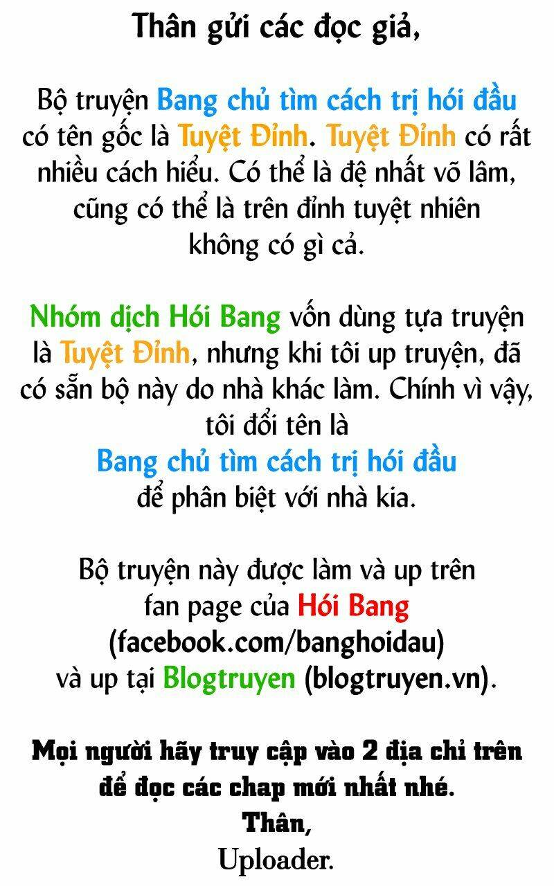 bang chủ đại nhân tìm cách trị hói đầu chapter 74 35