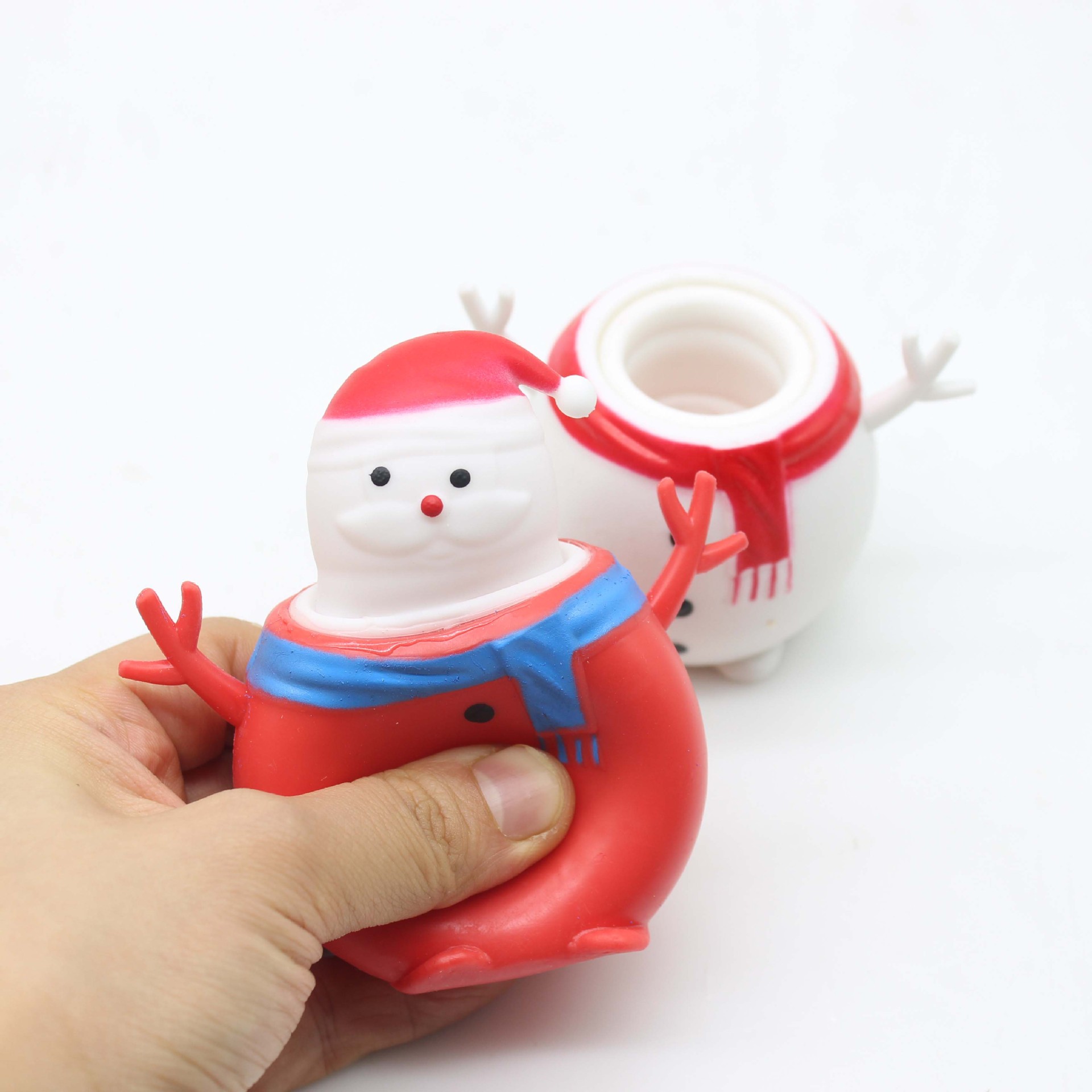 Đồ Chơi Xốp Squishy Giảm Stress Hình Ông Già Noel, Tuần Lộc, Người Tuyết Dễ Thương Cho Bé