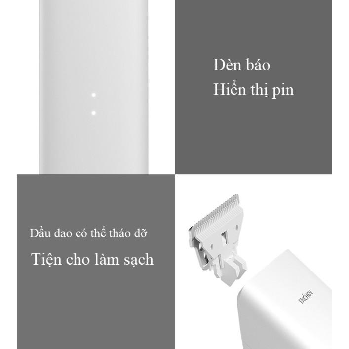 Máy cắt tóc không dây ENCHEN pin sạc + Khuyến mãi tặng kèm 2 kéo , 1 khăn - AsiaMart