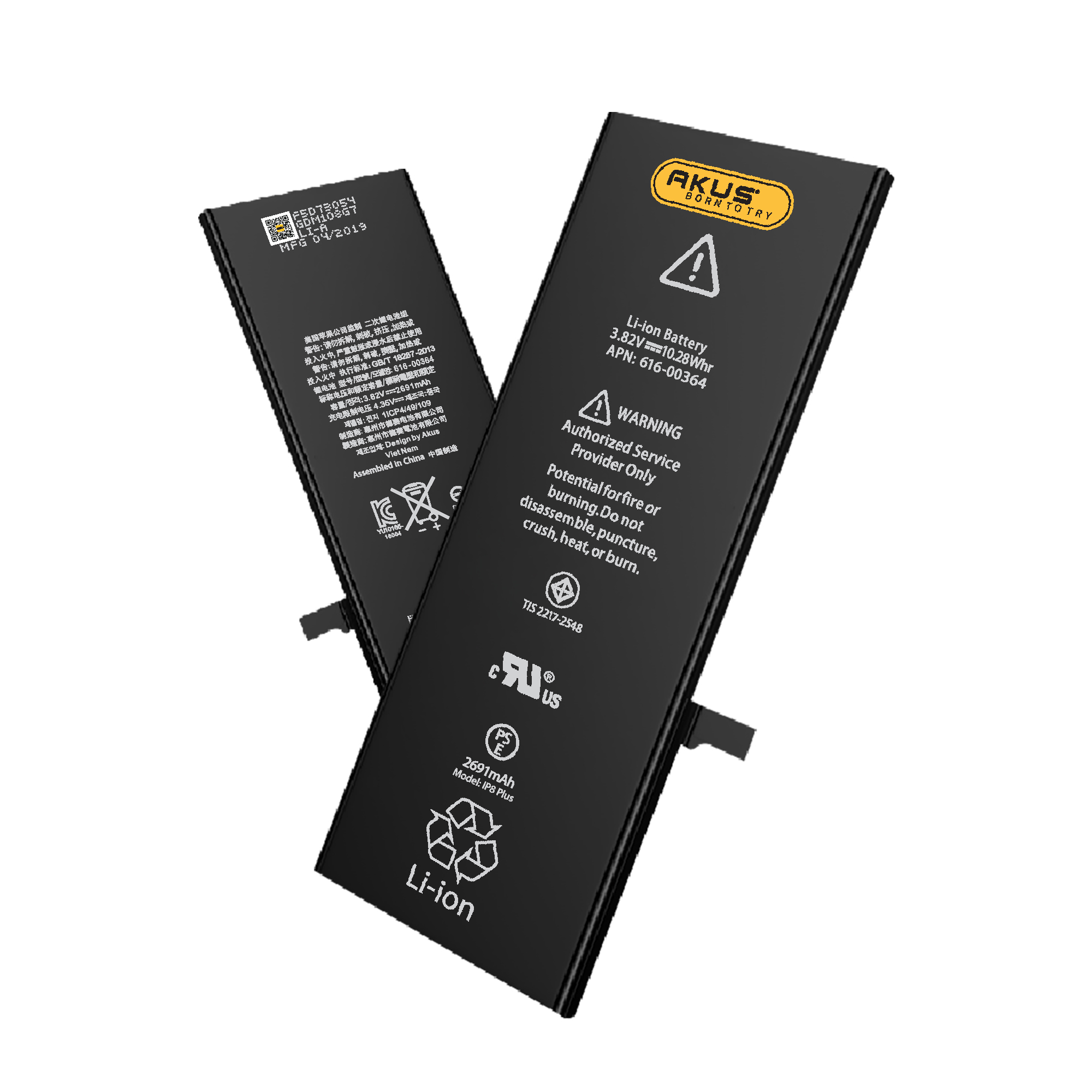 Pin iPhone 6 AKUS - IP6 (1810mAh) Hàng chính hãng