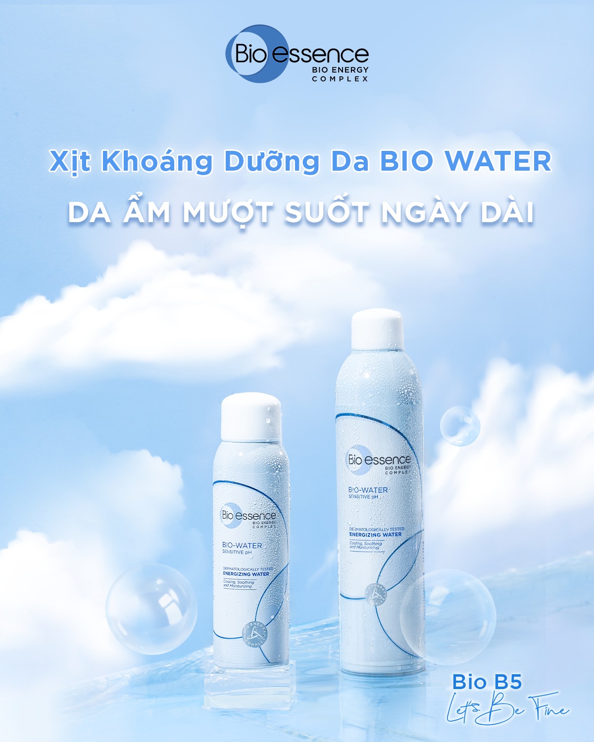 Nước xịt khoáng dưỡng da Energizing Water Bio-essence