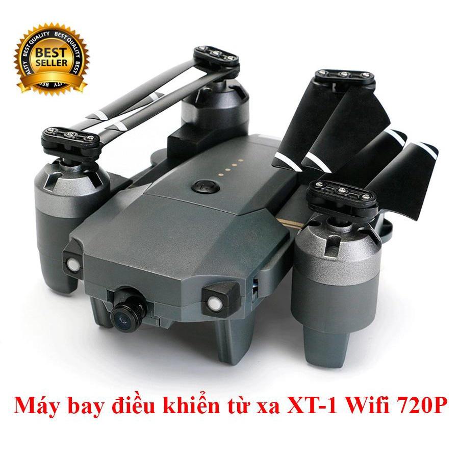 Flycam Mini,Flycam Full Hd - Máy bay điều khiển từ xa XT-1 kết nối Wifi 2.4 GHz quay phim, chụp ảnh Full HD 720P