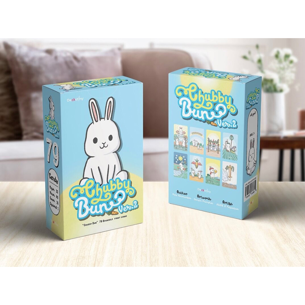 Bộ Bài Chubby Bun Tarot 78 Lá Đá Thanh Tẩy