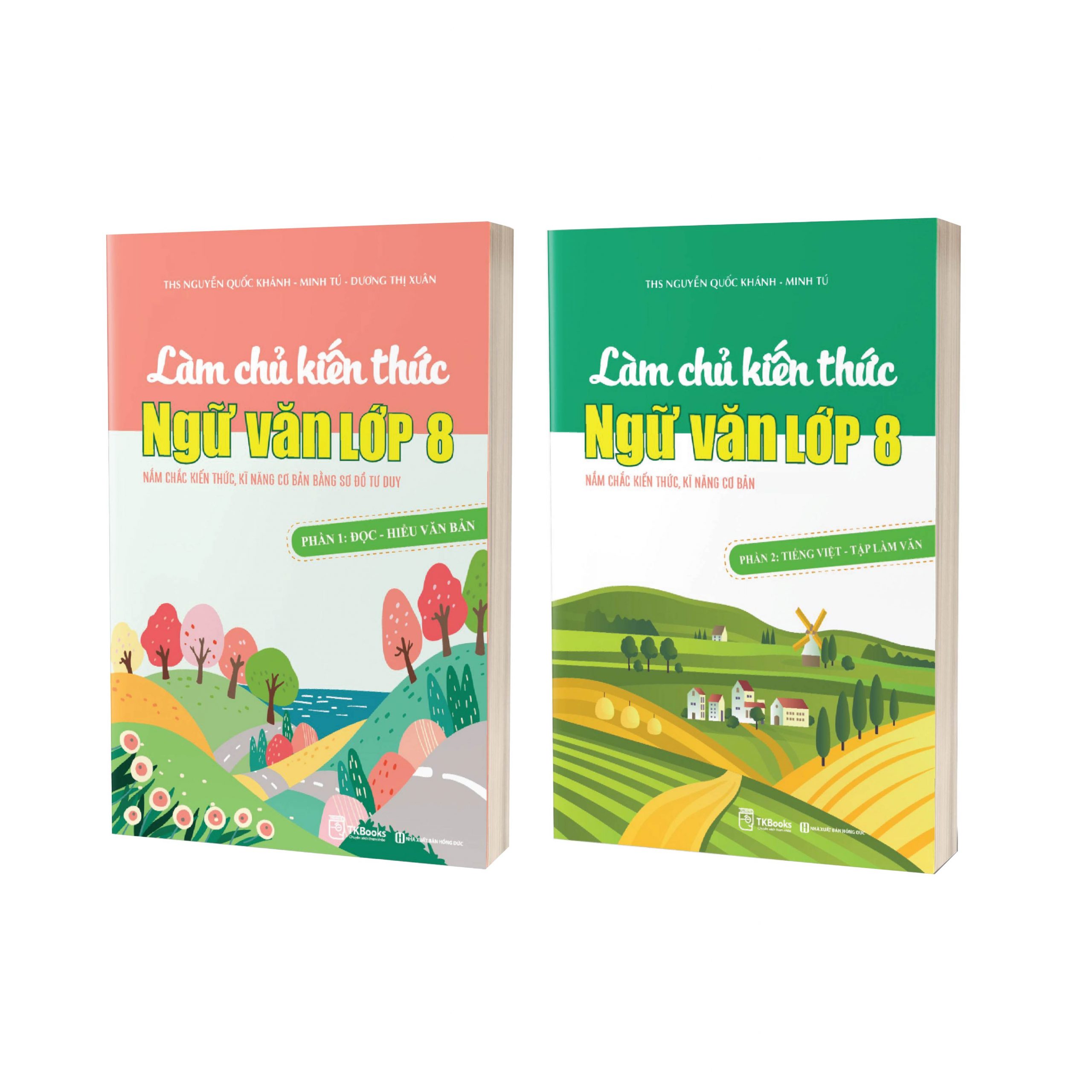 Bộ sách Làm chủ kiến thức Ngữ Văn lớp 8 (Phần 1 + 2) - TKBooks