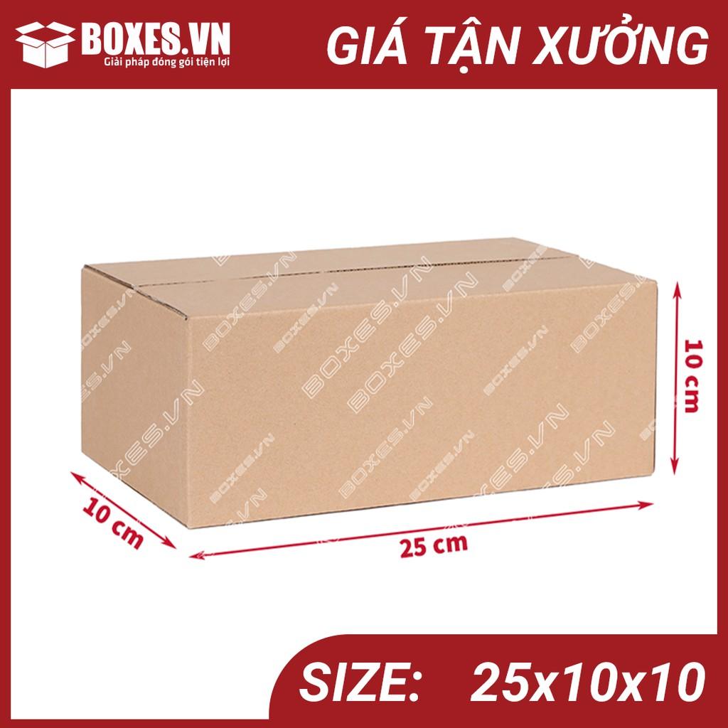 25x10x10 Combo 50 hộp Carton đóng gói hàng giá tại xưởng