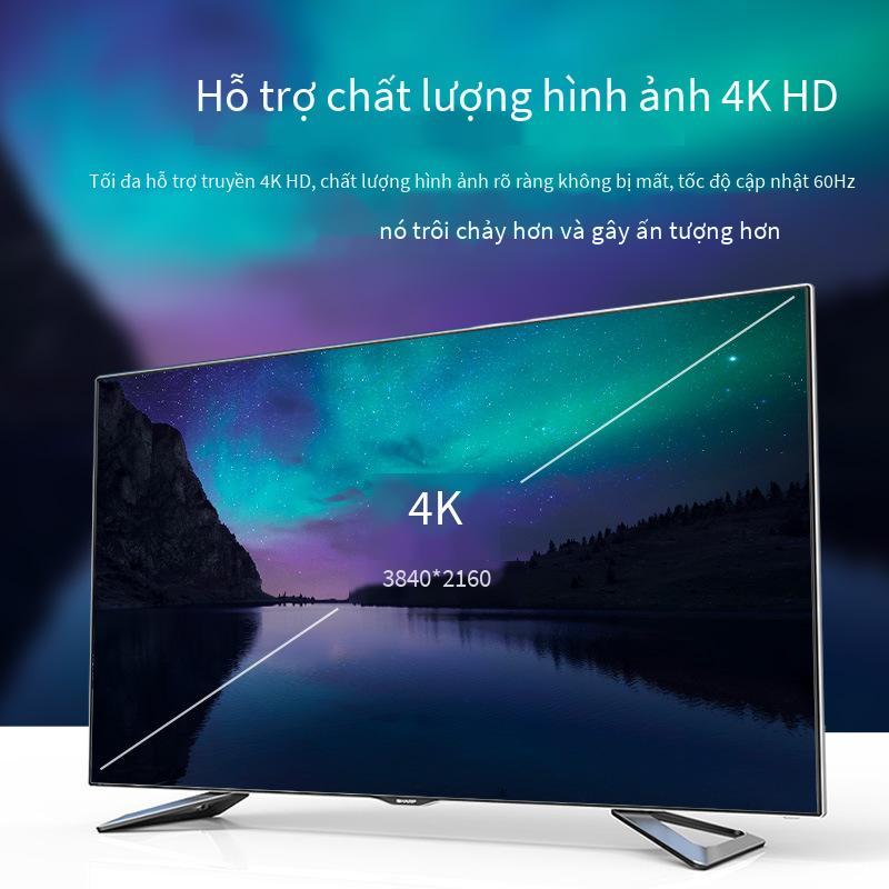 Đảm bảo chất lượng của nhà máy Cáp Type-C sang miniDP HD Cáp mở rộng truyền video 4K@60HZ Cáp chuyển đổi cùng màn hình/chia đôi màn hình