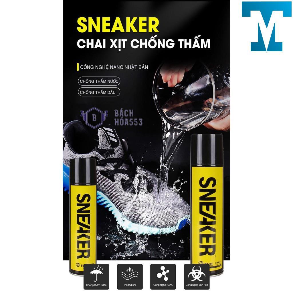 ✿Chai xịt nano chống thấm nước giày Sneaker 300ml - nước, bám bụi, ố vàng