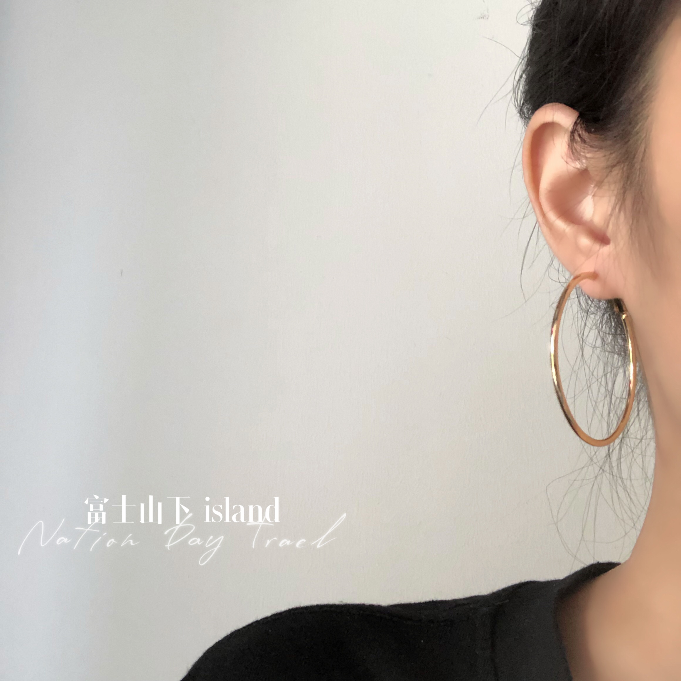 Bông Tai - Khuyên Tai Nữ Hợp Kim Hình Tròn Thanh Lịch/B&m Basic/BTHK0041_S