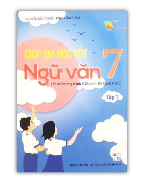 Sách - Combo Giúp em học tốt Ngữ Văn 7 - tập 1 + 2