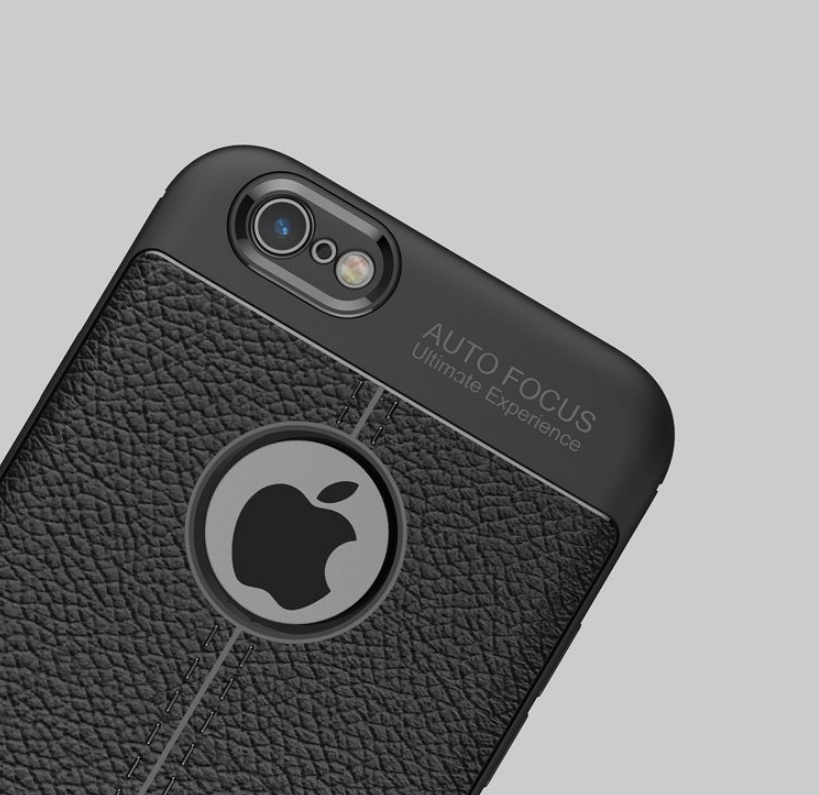 Ốp lưng silicon dẻo giả da Auto Focus cao cấp dành cho iPhone 6 - Hàng chính hãng