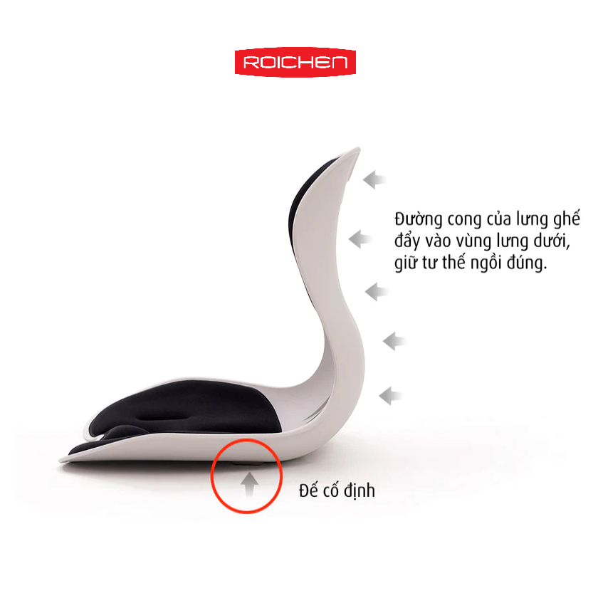 [Hàng chính hãng Roichen] COMBO 3 Ghế chỉnh dáng ngồi đúng - Roichen Hàn Quốc (Made in Korea). Dùng cho gia đình (Nam, Nữ, trẻ em)