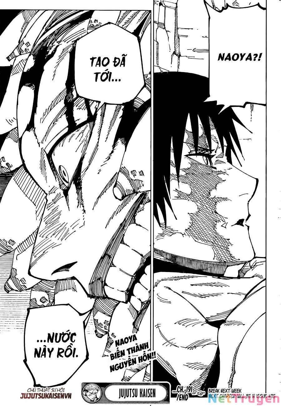 jujutsu kaisen - chú thuật hồi chiến chapter 191 18