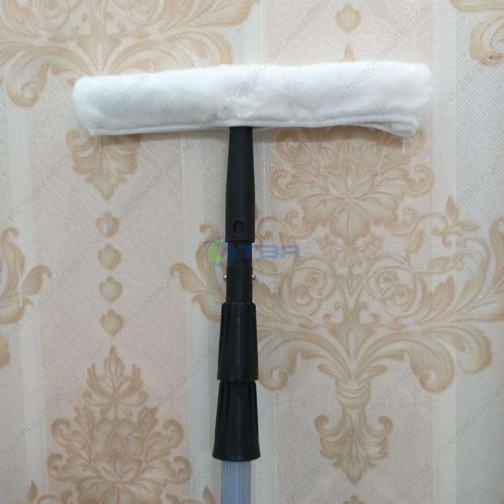 Dụng cụ lau kính cầm tay bông tai thỏ 35cm cao cấp