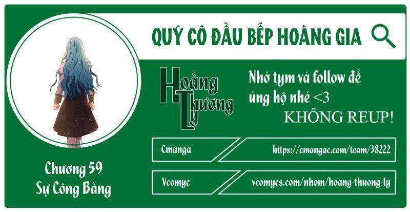quý cô đầu bếp hoàng gia chapter 59 1