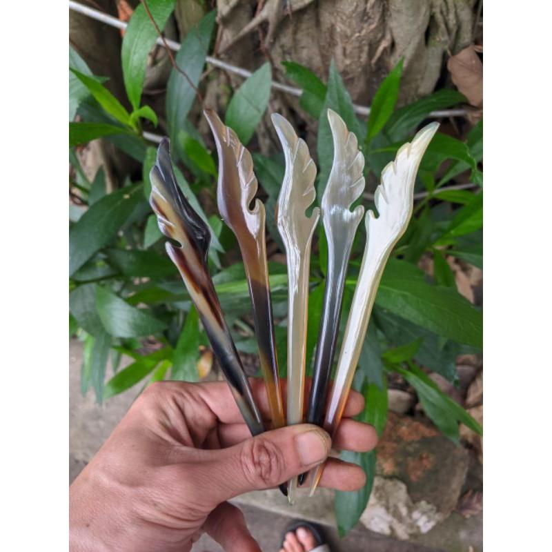 Châm cài tóc bằng sừng hình đẹp xinh xắn