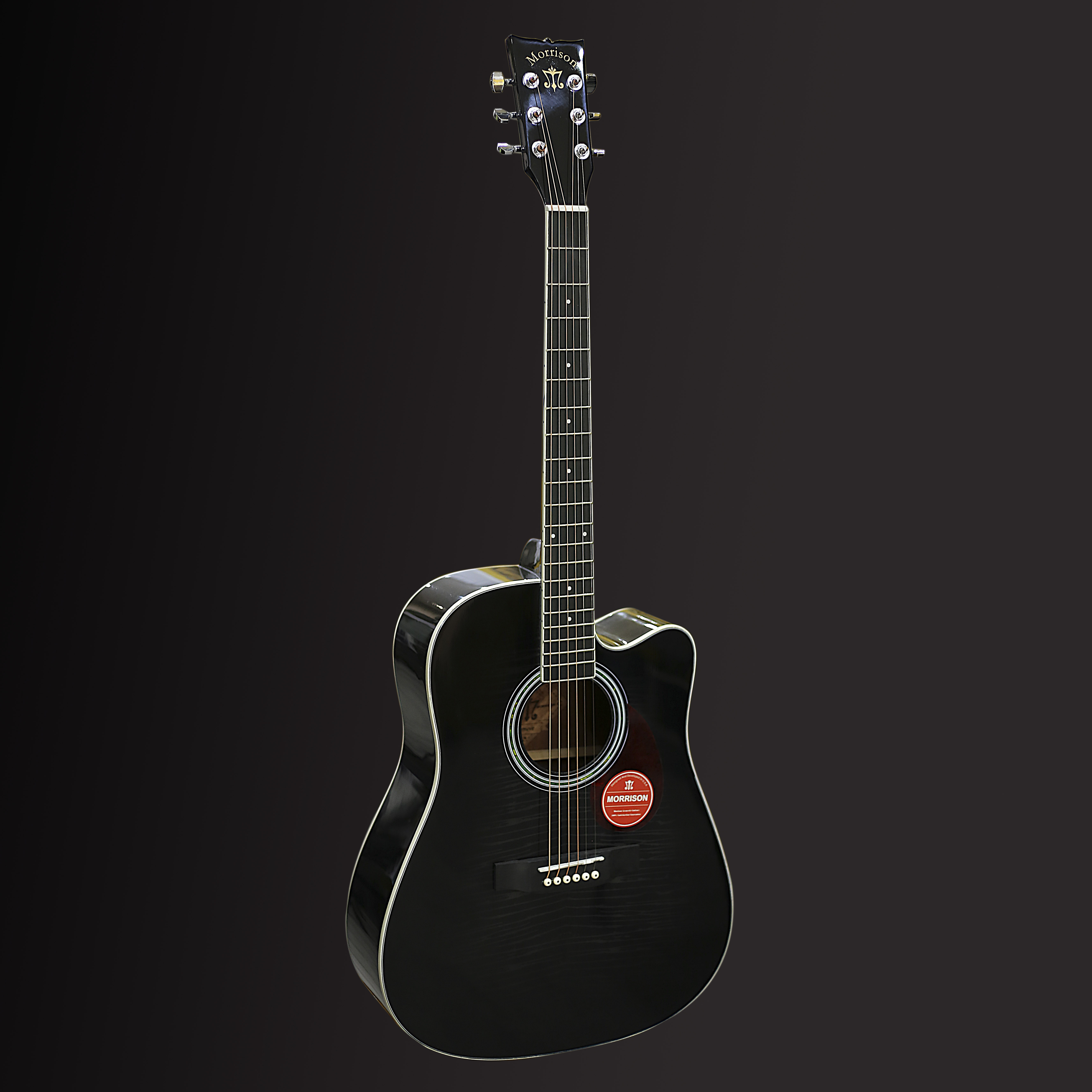 Đàn Guitar Acoustic Morrison 405CBK (Mặt đàn gỗ nguyên tấm) New Model 2021