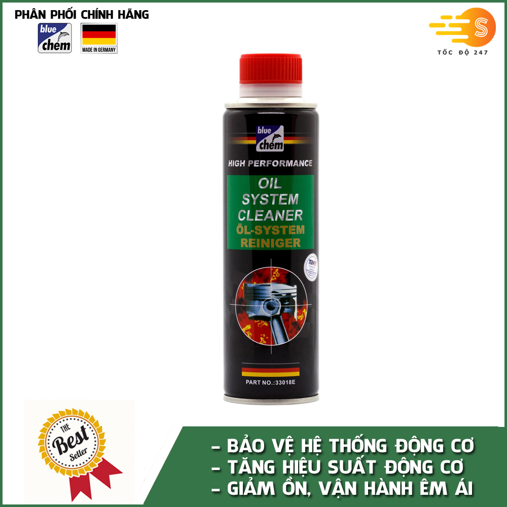 Chai Súc Rửa Động Cơ Cao Cấp Bluechem Oil System Cleaner