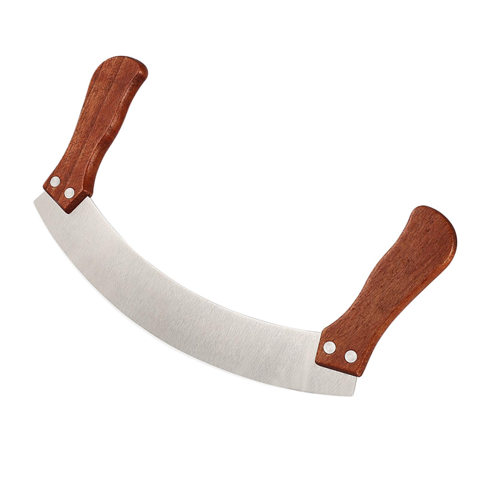 Pizza Cutter Wheel Non Slip Double Handle Cutter for Baking Accessories