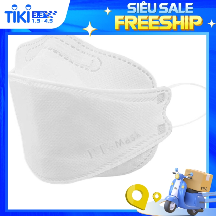 Khẩu Trang Y tế KF94 PT Mask Kháng khuẩn, Chống Bụi. Đạt Các Chứng Chỉ ISO 13485, ISO 9001, CE, FDA, TGA.
