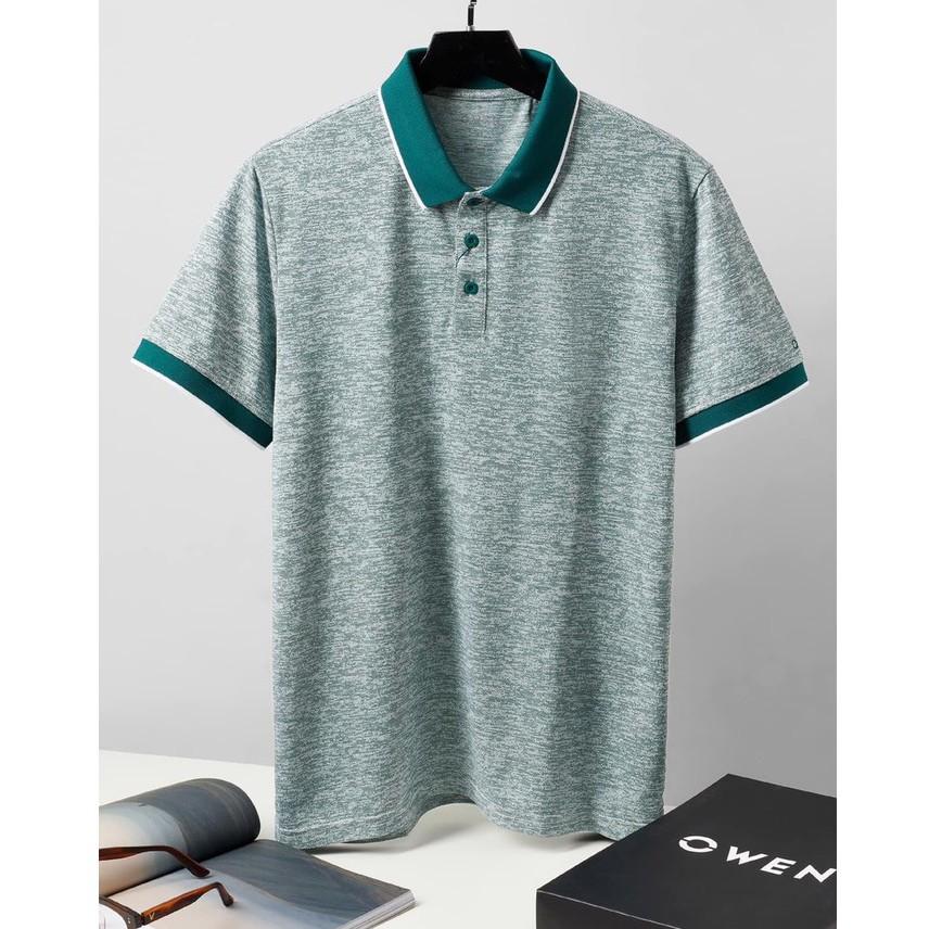 OWEN - Áo Polo ngắn tay Owen màu xanh 23060 - Áo thun nam ngắn tay có cổ
