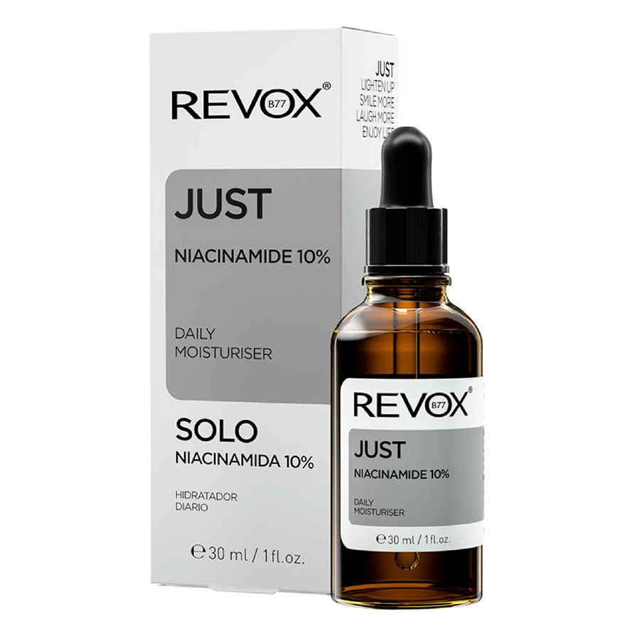 Tinh chất Revox B77 Just Niacinamide 10% dưỡng ẩm hàng ngày cho da mặt và cổ 30ml