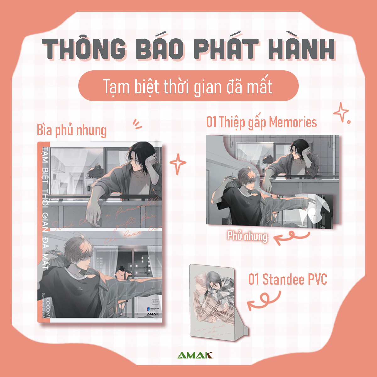 [Manga] [BL] Tạm Biệt Thời Gian Đã Mất - Amakbooks
