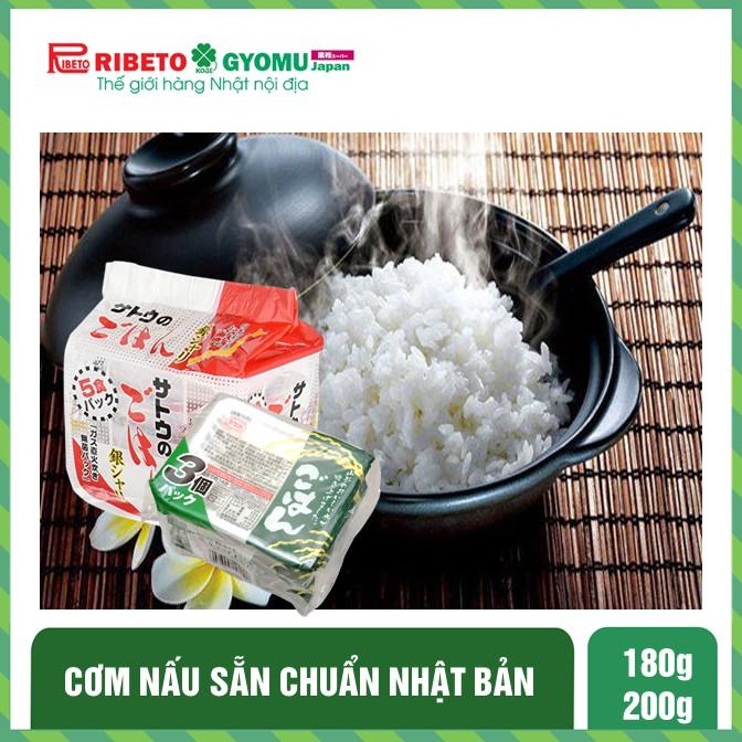 Cơm nấu sẵn , Cơm ăn liền ( túi 3 phần và 5 phần ) - hàng nội địa Nhật Bản