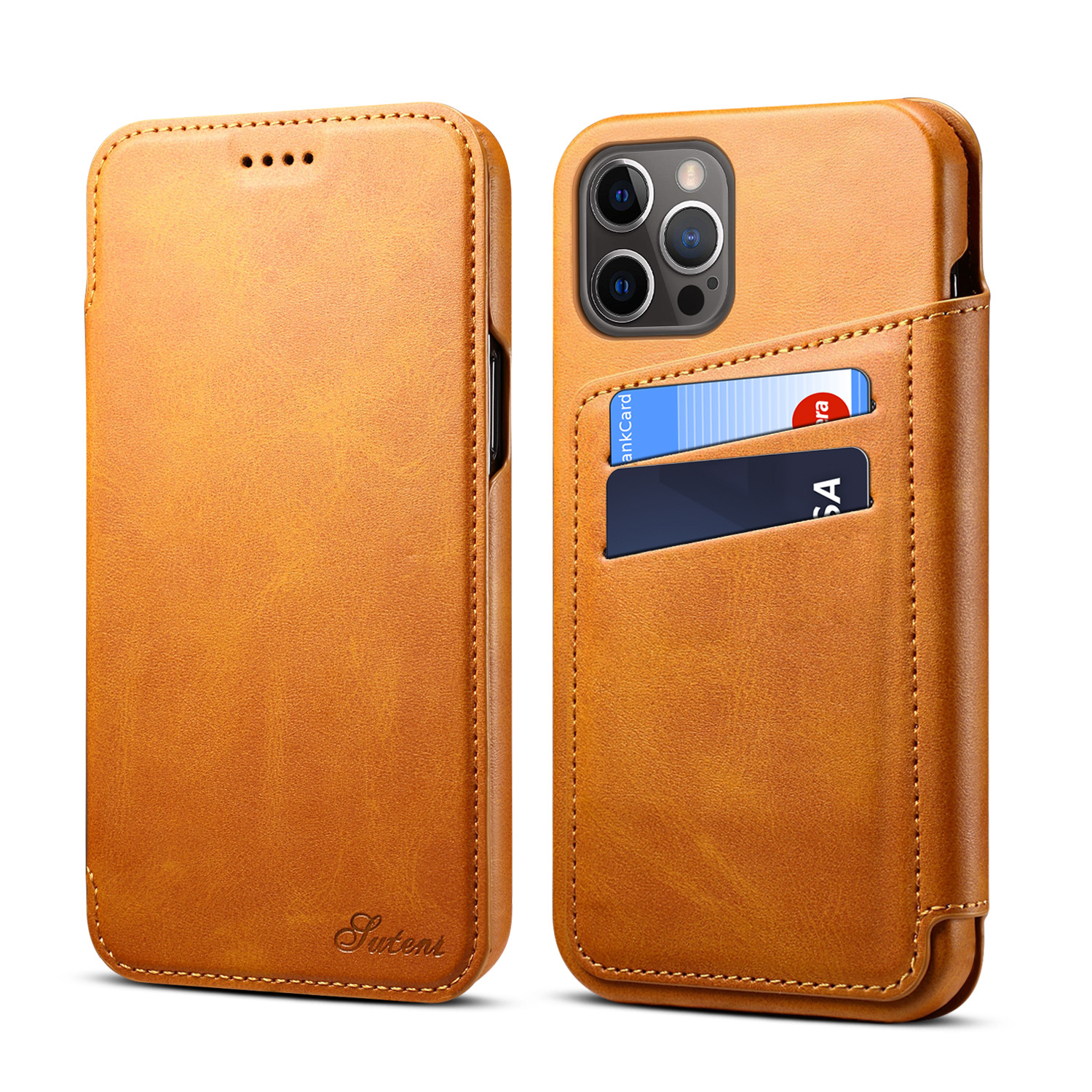 Bao Da Cao Cấp Dành Cho Iphone 13 13 Pro 13 Pro Max - Hàng Chính Hãng - Photodesign Vn - Vàng - Iphone 13 Pro