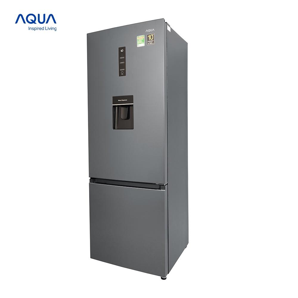Tủ lạnh ngăn đông dưới Aqua 292 Lít AQR-B339MA(HB) - Hàng chính hãng - Chỉ giao HCM, Hà Nội, Đà Nẵng, Hải Phòng, Bình Dương, Đồng Nai, Cần Thơ