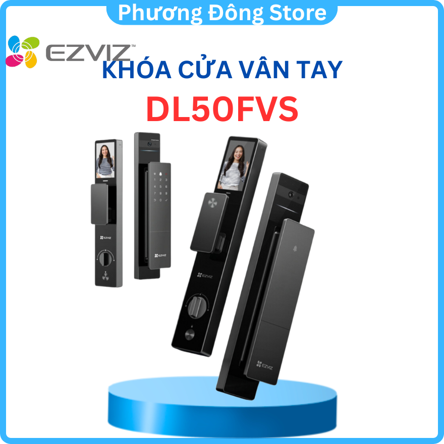 Khóa cửa thông minh nhận diện khuôn mặt EZVIZ DL50FVS - Hàng chính hãng