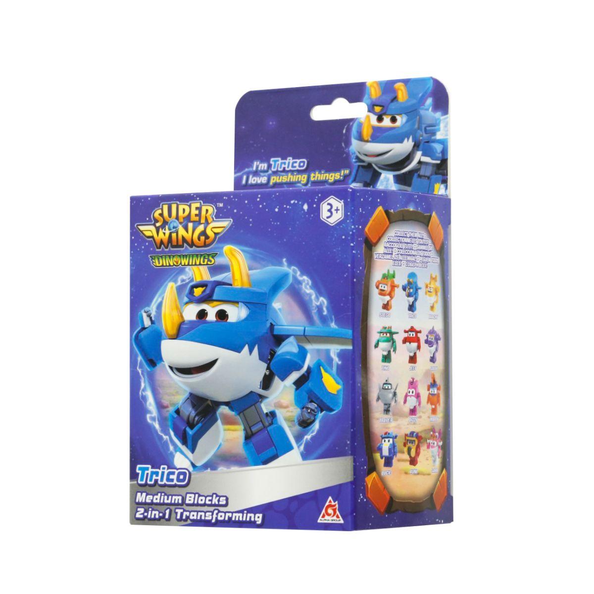 Đồ Chơi Lắp Ráp Robot Biến Hình Khủng Long Trico Sức Mạnh - Superwings EU380520-3