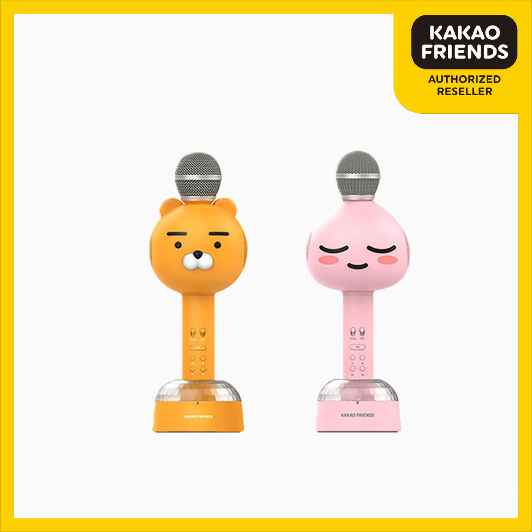 Micro Karaoke Kèm Loa Bluetooth Ryan &amp; Apeach KAKAO FRIENDS - Hàng chính hãng