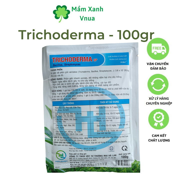 Nấm Đối Kháng Trichoderma SP Bacillus - Streptomyces - 100Gr